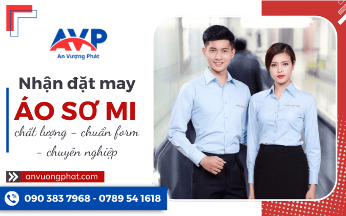 May áo sơ mi đồng phục cao cấp tại An Vượng Phát - Chất lượng tạo nên khác biệt