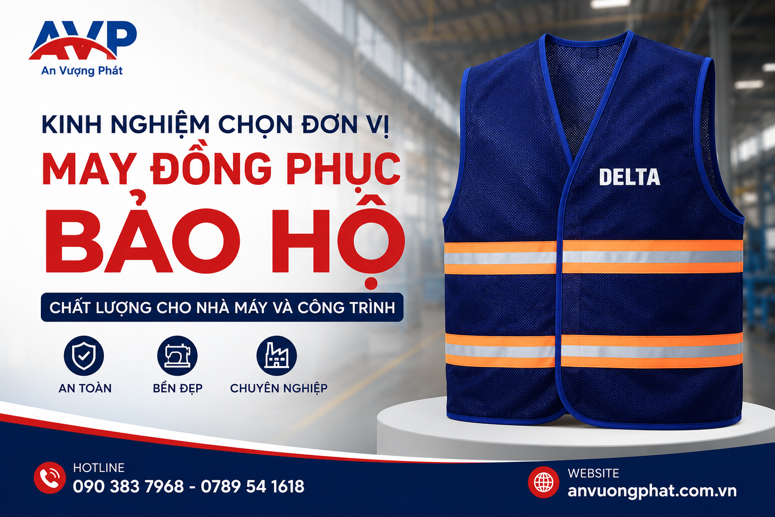 Chuyên may đo đồng phục bảo hộ theo yêu cầu