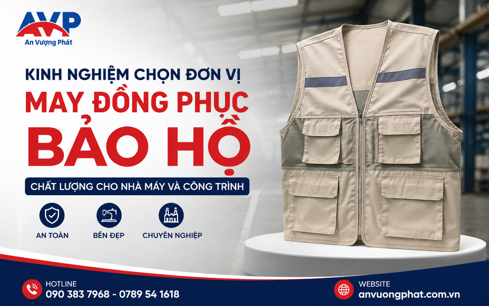 An Vượng Phát chuyên may đo đồng phục bảo hộ