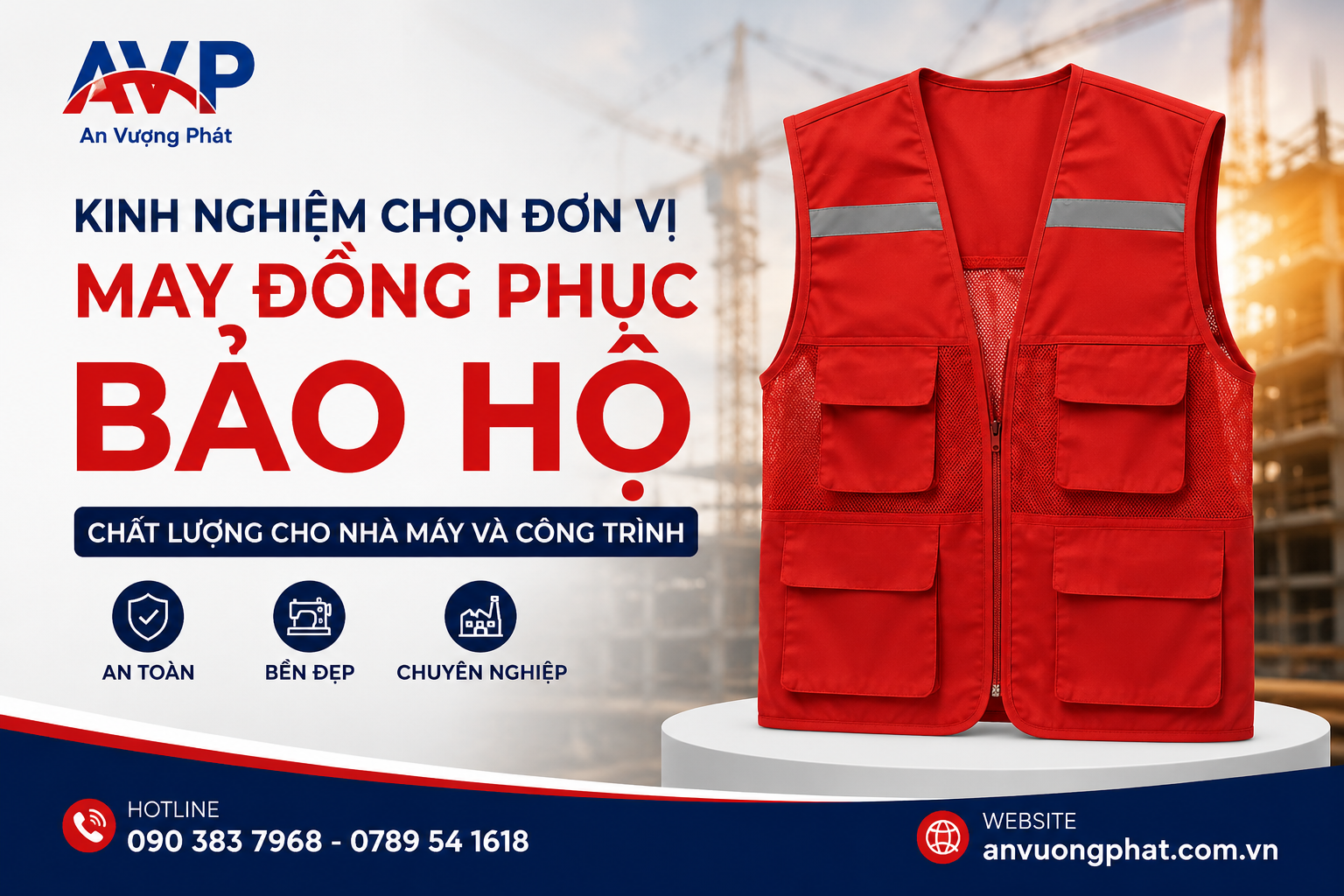 May đo đồng phục bảo hộ chuyên nghiệp trên toàn quốc