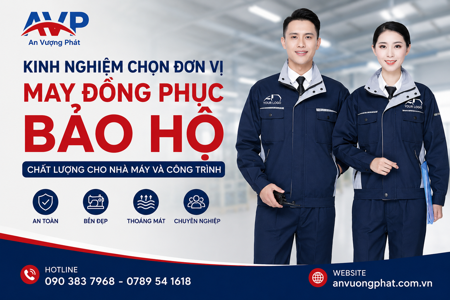 Chuyên may đo đồng phục bảo hộ lao động trên toàn quốc