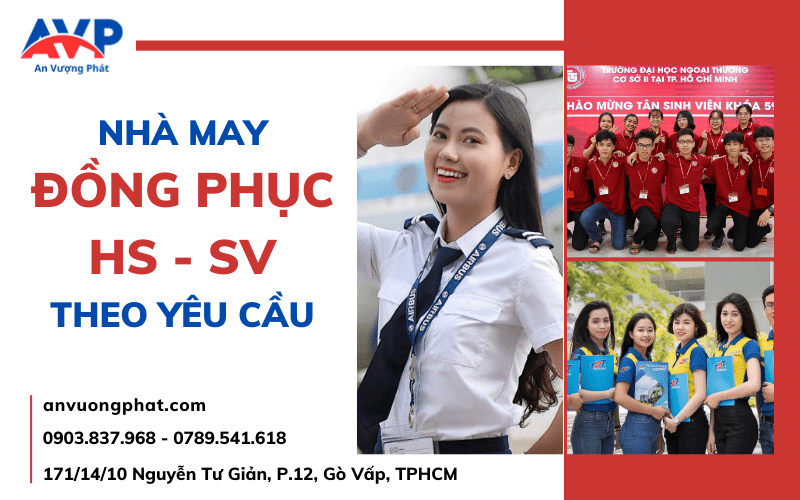 may đồng phục